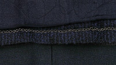 Lot 27 - A Chanel navy blue dress and jacket, Cruise 2002