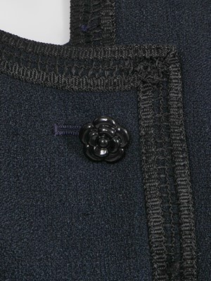 Lot 27 - A Chanel navy blue dress and jacket, Cruise 2002