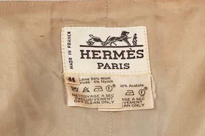 Lot 28 - Two Chanel blouses and an Hermès skirt, 2000s
