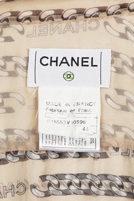 Lot 28 - Two Chanel blouses and an Hermès skirt, 2000s