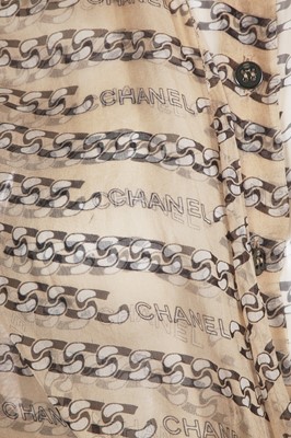 Lot 28 - Two Chanel blouses and an Hermès skirt, 2000s