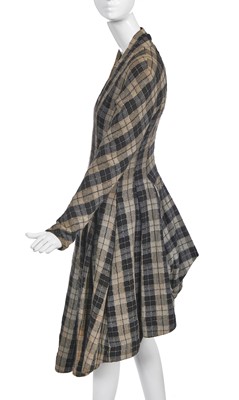 Lot 272 - A John Galliano tartan cotton 'bustle' dress, 'The Rose' collection, Autumn-Winter 1987-88