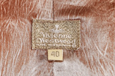 Lot 105 - A Vivienne Westwood printed velvet ensemble 'Grand Hotel' collection, Spring-Summer 1993
