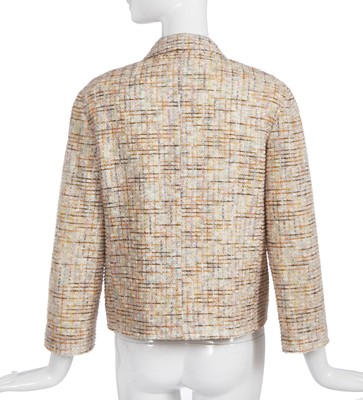 Lot 33 - A Chanel multicoloured bouclé wool-blend jacket, Spring-Summer 1999