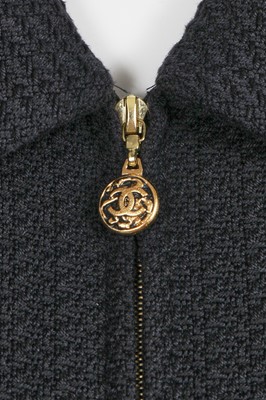 Lot 34 - A Chanel black cotton-blend suit, Spring-Summer 2007