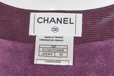 Lot 161 - A Chanel by Karl Lagerfeld purple ensemble, Spring-Summer 2001
