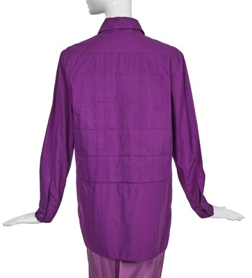 Lot 161 - A Chanel by Karl Lagerfeld purple ensemble, Spring-Summer 2001