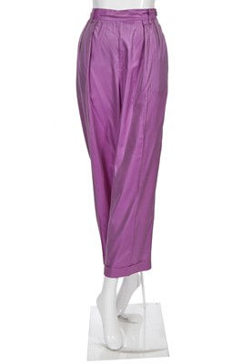 Lot 161 - A Chanel by Karl Lagerfeld purple ensemble, Spring-Summer 2001