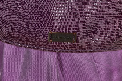 Lot 161 - A Chanel by Karl Lagerfeld purple ensemble, Spring-Summer 2001