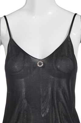 Lot 39 - A Chanel black viscose jersey ensemble, 2000