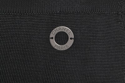 Lot 39 - A Chanel black viscose jersey ensemble, 2000