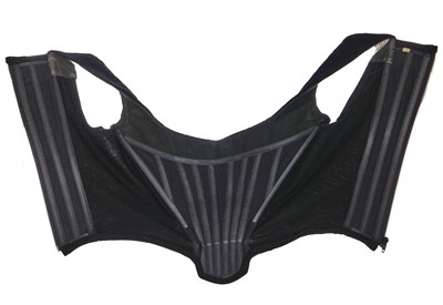 Lot 100 - A Vivienne Westwood black velvet corset, 1990s
