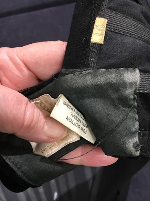 Lot 100 - A Vivienne Westwood black velvet corset, 1990s