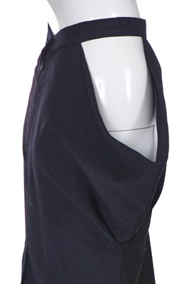 Lot 129 - An Alexander McQueen black wool skirt, 'The Hunger' collection, Spring-Summer 1996