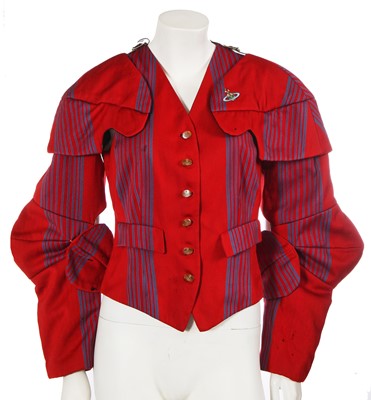 Lot 421 - A Vivienne Westwood armour waistcoat/jacket, 'Time Machine' collection, Autumn-Winter 1988-89