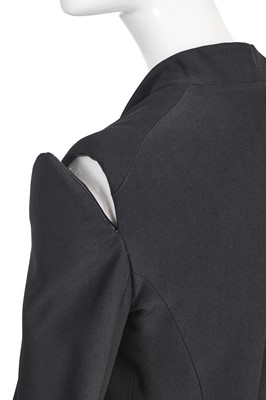 Lot 72 - An Alexander McQueen by Sarah Burton black rayon tailcoat, Spring-Summer 2011