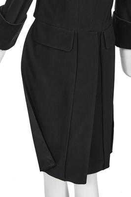 Lot 72 - An Alexander McQueen by Sarah Burton black rayon tailcoat, Spring-Summer 2011
