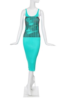 Lot 243 - An Issey Miyake Guest Artists Series No 3 dress with print by Nobuyoshi Araki, 1997