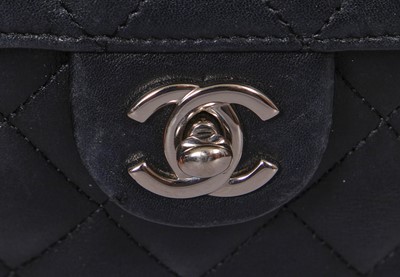 Lot 49 - A Chanel cambon ligne calfskin camera bag, 2005-06