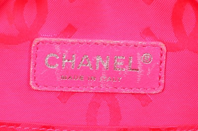 Lot 49 - A Chanel cambon ligne calfskin camera bag, 2005-06