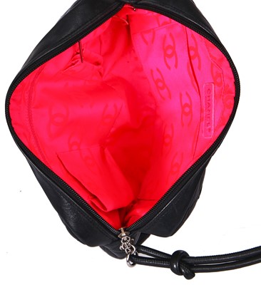 Lot 49 - A Chanel cambon ligne calfskin camera bag, 2005-06