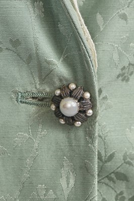 Lot 304 - A Christian Dior by John Galliano seafoam-green viscose-blend suit, 'In a Boudoir Mood' collection, Spring-Summer 1998