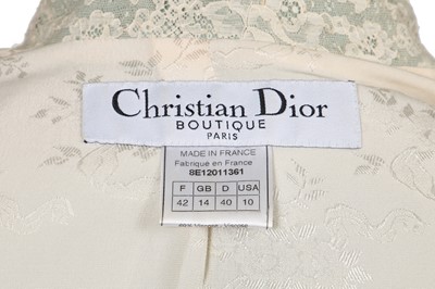 Lot 304 - A Christian Dior by John Galliano seafoam-green viscose-blend suit, 'In a Boudoir Mood' collection, Spring-Summer 1998
