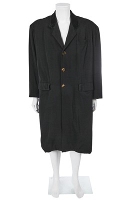 Lot 91 - A Jean Paul Gaultier men's black wool coat, 'Rock Stars/Forbidden Gaultier' collection, Autumn-Winter 1987-88