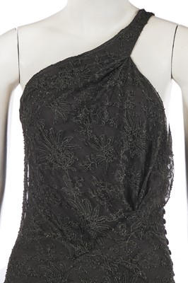Lot 240 - A John Galliano green lace evening gown, commercial collection 2007