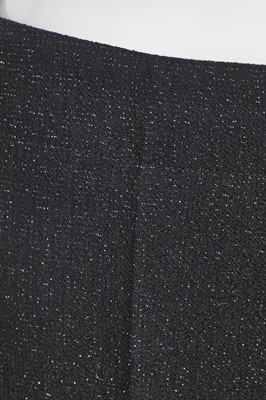 Lot 137 - An Azzedine Alaïa black polyester coat, 1990s