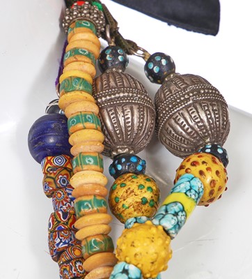 Lot 102 - A rare Vivienne Westwood Venetian Millefiori beaded necklace, 'On Liberty' collection, Autumn-Winter 1994-95