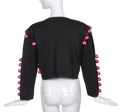 Lot 145 - An Yves Saint Laurent black cotton jacket, circa 1990