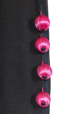 Lot 145 - An Yves Saint Laurent black cotton jacket, circa 1990