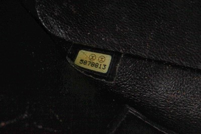 Lot 52 - A Chanel brown caviar leather handbag, 1997-99