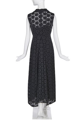 Lot 54 - A Chanel black cotton broderie anglaise dress, Spring-Summer 2001
