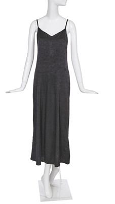 Lot 54 - A Chanel black cotton broderie anglaise dress, Spring-Summer 2001