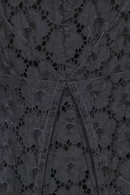 Lot 54 - A Chanel black cotton broderie anglaise dress, Spring-Summer 2001