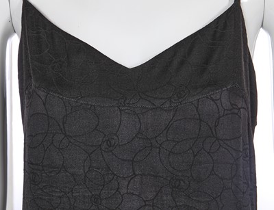 Lot 54 - A Chanel black cotton broderie anglaise dress, Spring-Summer 2001