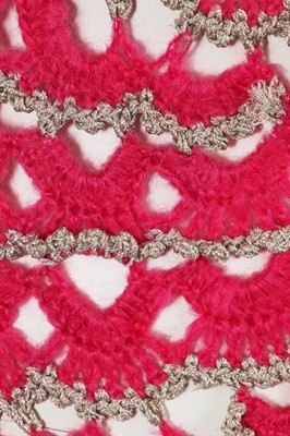 Lot 285 - A Junya Watanabe/Comme des Garçon pink mohair sweater-dress, Autumn-Winter 2004-05