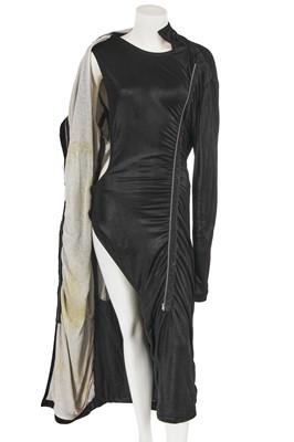Lot 397 - A Jean Paul Gaultier black jersey dress, circa 1985