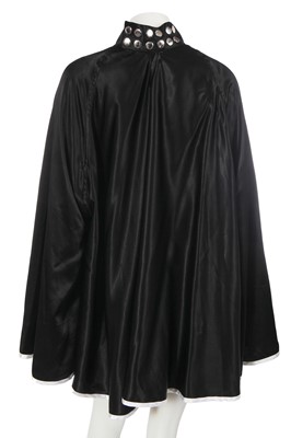 Lot 219 - A Balenciaga by Demna Gvasalia black satin cape, 2021