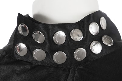 Lot 219 - A Balenciaga by Demna Gvasalia black satin cape, 2021