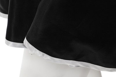 Lot 219 - A Balenciaga by Demna Gvasalia black satin cape, 2021