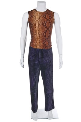 Lot 77 - A Jean Paul Gaultier men's animal print ensemble, 1990s-2000s