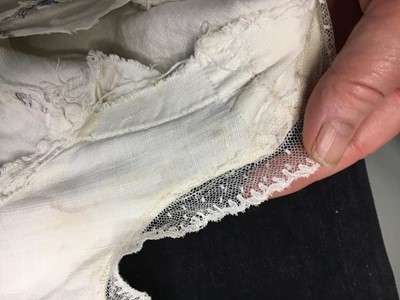 Lot 47 - A printed cotton day dress, English, circa 1806