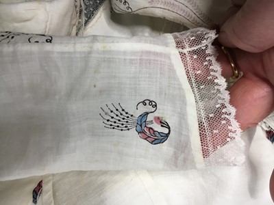 Lot 47 - A printed cotton day dress, English, circa 1806