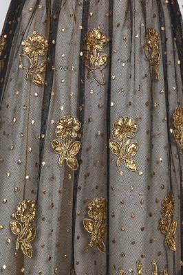 Lot 102 - A pink satin evening bodice with elaborate puff sleeves, English, circa 1815