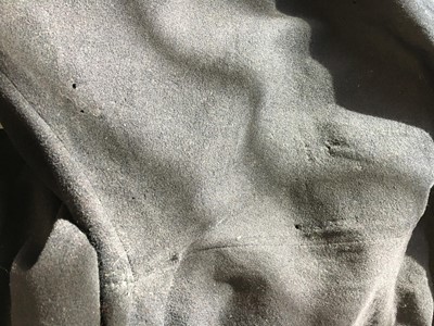 Lot 16 - A navy blue wool gentleman's court suit, circa 1805-10