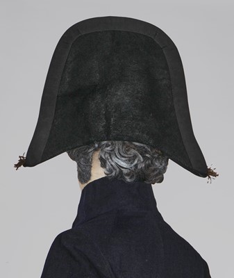 Lot 16 - A navy blue wool gentleman's court suit, circa 1805-10