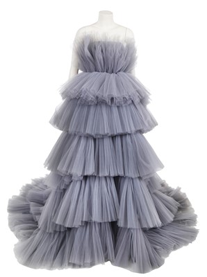 Lot 327 - A lilac tulle ball gown, circa 2016